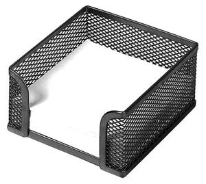 Suport pentru cub de hartie metalic mesh Forpus 30543 9.5x9.5 cm negru