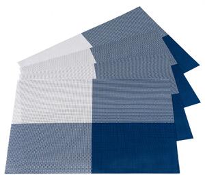 Suport farfurie DeLuxe, albastru, 30 x 45 cm, set 4 buc