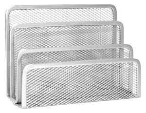 Suport pentru plicuri metalic mesh Forpus 30573 silver