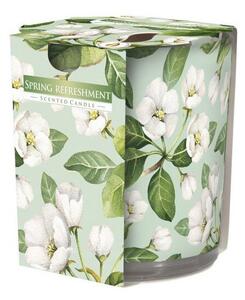 Lumanare parfumata in pahar imprimat Bispol, Spring Refreshment, SN72S-40