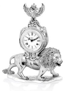 Ceas mecanic argint Lion