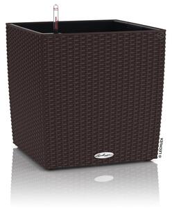 LECHUZA Jardinieră CUBE Cottage 40 ALL-IN-ONE, cafeniu 15385