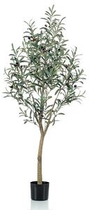 Maslin artificial in ghiveci negru - 140 cm