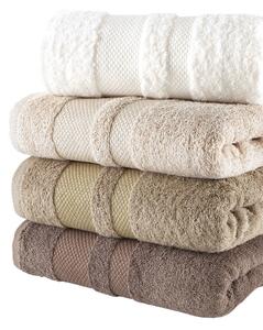 Set 4 prosoape bumbac 100%, 50x100, Class Home Collection, Pixie Crem/Bej/Maro