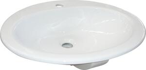 Lavoar oval Neo 56 cm, montaj încastrat, alb