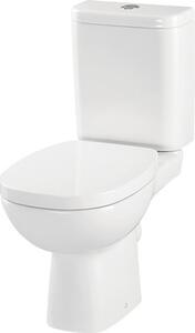 Set WC compact Cersanit Facile, incl. capac WC, duroplast antibacterian