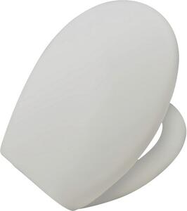 Capac WC form & style Ajon termoplast, închidere simplă, alb 44x37 cm