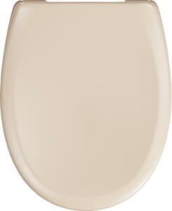 Capac WC form & style New Paris duroplast, ușor detașabil, închidere lentă, bej 41,6-46,3x37 cm