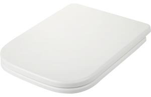 Form & style Capac WC Angular, duroplast, închidere lentă, alb, 45,5x34 cm