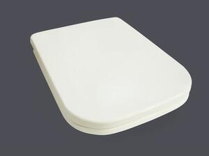 Capac WC Jungborn duroplast, închidere lentă, alb, potrivit pentru Emilia 43,5-44x34 cm