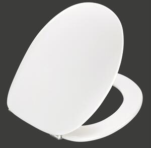 Capac WC PRESSALIT 2000, închidere simplă, alb 40,8-44,1x37 cm