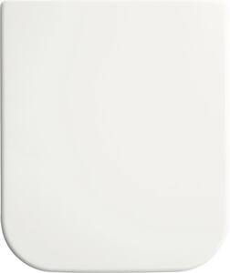 Capac WC Gala Emma duroplast, închidere simplă, alb 52x36 cm