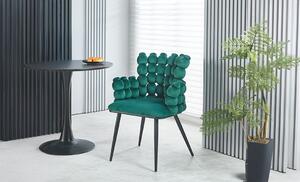 Scaun Living Tapitat KJC374, Verde