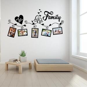Sticker perete Family Love (5 rame foto)