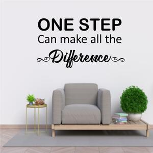 Sticker perete One Step Can Make the Difference