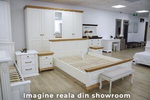 Set dormitor "Bavaria" - Alb - 100% lemn masiv