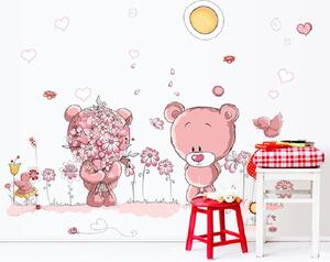 Sticker perete Pink Bears