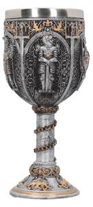 Pocal Cavaler medieval 17cm