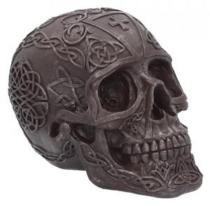 Statueta craniu Fier celtic 16 cm