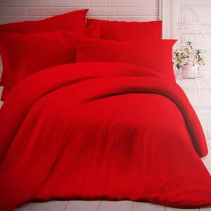 Kvalitex Lenjerie de pat din bumbac roșie, 220 x 200 cm, 2 buc. 70 x 90 cm, 220 x 200 cm, 2 buc. 70 x 90 cm