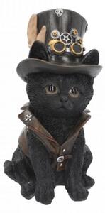 Statueta pisica steampunk Pisica Victoriana 19 cm