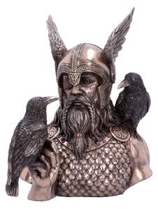 Statueta zeul nordic Mesagerii lui Odin 23 cm