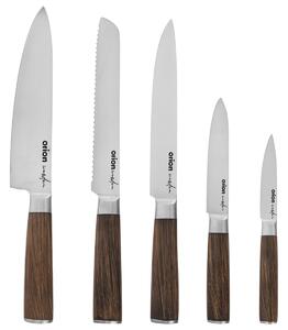Set cuțite de bucătărie Orion Wooden, 5 buc