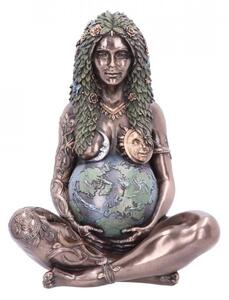 Statueta Mama Pamant finisaj bronz 30 cm