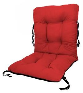 Perna sezut/spatar pentru scaun de gradina sau balansoar, 50x50x55 cm, culoare rosu