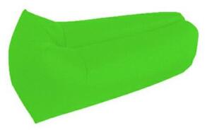 Saltea Gonflabila Lazy Bag pentru Plaja sau Piscina, cu Rucsac Depozitare, 170 x 80cm, culoare Verde