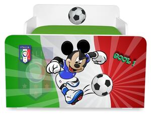 Pat copii Start Start Fotbal Italia 2-8 ani cu saltea cadou