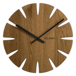 Ceas de stejar Vlaha VCT1015, diam. 32,5 cm, negru