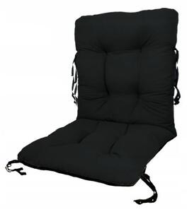 Perna sezut/spatar pentru scaun de gradina sau balansoar, 50x50x55 cm, culoare negru