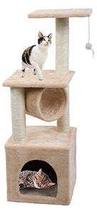 Ansamblu de Joaca pentru Pisici tip Turn, cu Jucarie si Casuta, 3 Nivele, Inaltime 92cm, Culoare Maro