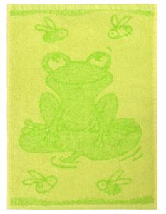 Prosop copii Frog green, 30 x 50 cm