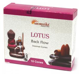 Conuri parfumate backflow Aromatika - Lotus