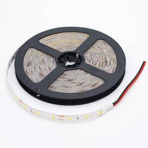 Banda LED 12V, utilizare in exterior, lumina neutra, lungime 5 m, alimentare priza, factor protectie IP65