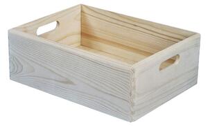 Cutie depozitare din lemn, 40x30x14 cm