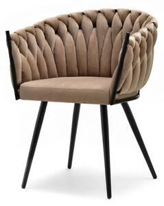 Scaun sufragerie Radio (cappuccino + negru). Promo -14%. 1136591