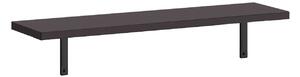 Polita cu suport console, 80x30x25 cm PAL Wenge