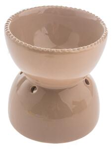 Aroma-lampă ceramică Formia maro, 10,8 x 11,5x 10,8 cm