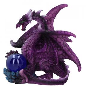 Statueta dragon cu sfera puterii Mystic Protection 10cm