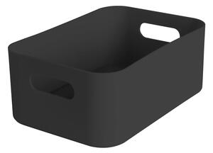 Cos negru din plastic 21.5x15x8.5 cm