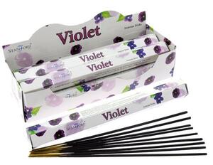Betisoare de tamaie parfumate Stamford Premium Hex - Violete