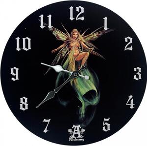 Ceas de perete din lemn zana Absinthe Fairy- Alchemy 34cm