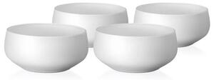Crystalex Set 4 boluri Mini Bowls White, 95 ml