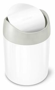 Simplehuman Coș de gunoi pentru masă MINI 1,5 l, alb