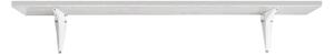 Raft de perete cu suport console 80x30 PAL Alb