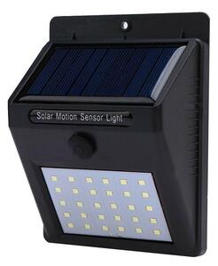 Set de 4 buc lampă solară cu senzor de amurg, Negru
