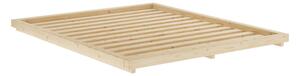 Pat matrimonial din lemn masiv de pin cu somieră 160x200 cm Dock – Karup Design
